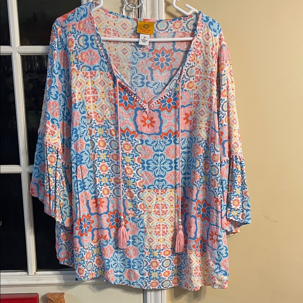 Cato Boho Tunic Top